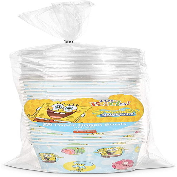 The Party Aisle™ For Kids Spongebob Squarepants Paper Snack Bowls With